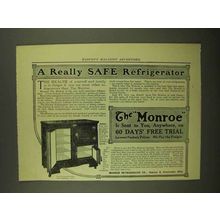 1908 Monroe Refrigerator Ad - Really Safe Refrigerator