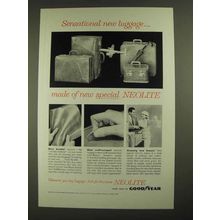 1956 Goodyear Neolite Luggage Ad - Sensational