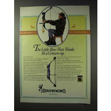 1992 Browning Micro Midas Bow Ad - Thinks It's Grown-Up