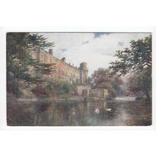 Warwick Castle from the Avon W W Quatremain Art Postcard 830