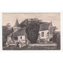 St Mary's Church Slindon Postcard West Sussex 42573