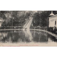 Water Chute at Nancy Exposition Antique French Postcard