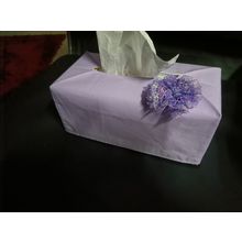 Tissue Box Cover Purple Home Made with care