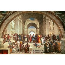 The School of Athens, Raphael, 1509_11 Poster Canvas Movie Film Print A0 A1 A2 A