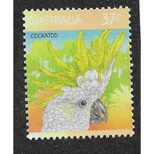 AUS 1986 37c 'AUSTRALIAN WILDLIFE -COCKATOO (1ST SERIES)' FINE USED (EBID60-000)