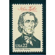2217a 22c John Tyler Fine MNH W3018
