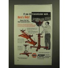 1966 Napa Fleet Transmission Jacks Ad - Here's Help