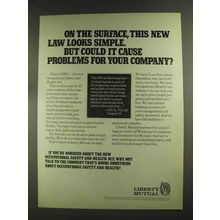 1972 Liberty Mutual Ad - New Law Looks Simple