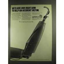 1972 Liberty Mutual Ad - We'd Give Our Right Arm