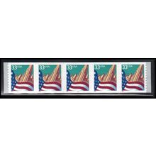 3281c 33c U.S. Flag Over City Fine MNH PNC 5555/5 PA4062