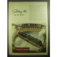 1945 Pennsylvania Railroad Ad - Something new on the table