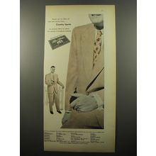 1950 Lebow Clothes Country Squire Suit Advertisement - Woven into the fabric
