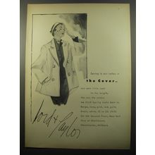 1950 Lord & Taylor Coat Ad - Spring is out today in the Cover