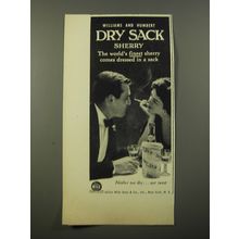 1954 Williams and Humbert Dry Sack Sherry Ad - The world's finest sherry