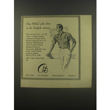 1956 Bloomingdale's Fashion Ad - Our Orlon Polo Shirt in the English Manner