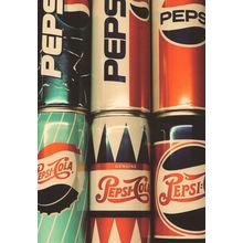 Old Fashioned Pepsi Cola Fizzy Drink Can Plain Back Postcard