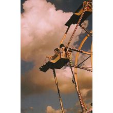 Nervous Man Dangling Jewellery On American Big Wheel Plain Back Postcard