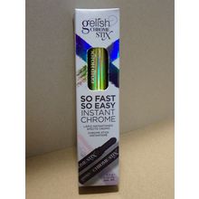 Gelish Chrome Stix Instant Chrome Nail Finish Gold Holographic