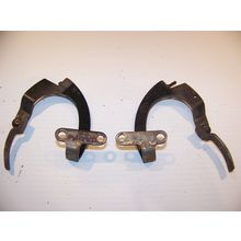 1965 DODGE MONACO GLOVEBOX DOOR HINGES LIMITING STRAPS OEM