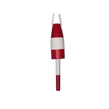 Pack Of 2] Wooden Red Cape Rock Decorative Lobster Trap Buoy 15""