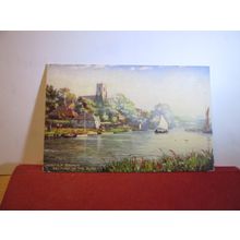 BELAUGH ON THE BURE, NORFOLK BROADS used postcard by Tuck, 'Oilette' 1911 pm =