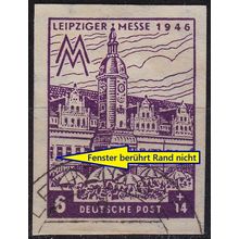 GERMANY Alliiert SBZ [West-Sachsen] MiNr 0162 BX IV ( O/used ) [01] Plattenfehle