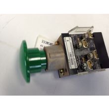 A-B 800H-DK1 B ALLEN BRADLEY GREEN SWITCH,PUSHBUTTON 600V AC MAX 10 AMP,FE