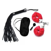 Roleplay Couples Kit Heart Box Wartenberg Massage pinwheel Blindfold Love Cuffs