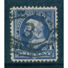 Used 264 1c Benjamin Franklin Almost Very Fine M02887