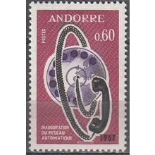 Andorre Français 1967 Michel 202 Neuf ** Cote (2008) 2.20 € Réseau téléphonique