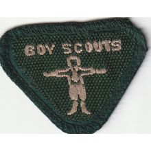 Scout Badges UK Pre 67 - Wolf Cub Proficiency Athlete - Black Back - Used (PF63)