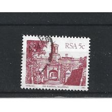 SouthAfrica.SG515 5c Cape Town Castle (Carmine).Fine Used.Sep25m