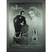1973 Evyan The Baron Splash Cologne Ad - For Gentlemen