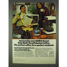 1978 Sanka Drip-Matic Coffee Ad - Perfect Weekend