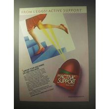 1985 L'eggs Active Support Pantyhose Ad - Life Tires