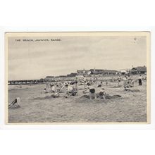 The Beach Jaywick Sands Postcard 1955 Essex