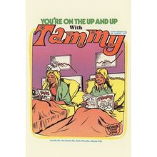 Hospital Ward Get Well Soon Tammy 1970s Girls Comic Book Postcard