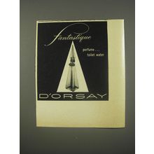1956 D'Orsay Fantastique Perfume Advertisement