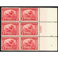 549, Mint NH 2¢ Right Side Plate Block of Six Stamps CV $135 * Stuart Katz