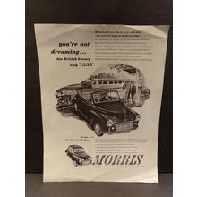 1950 Morris Sales Brochure
