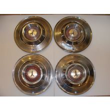 1964 PLYMOUTH HUBCAPS OEM 14" SET OF 4 B BODY FURY BELVEDERE SAVOY