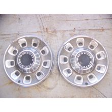 1969 PLYMOUTH BARRACUDA 14" HUBCAPS OEM PAIR #2881758