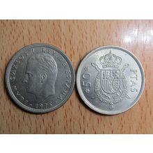 Spain 1979 Juan Carlos 1975-1979* 50 Peseta Coin