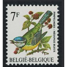 Belgium Blue tit Bird Buzin 'Mesange bleue' 7f 1987 MNH SG#2851 MI#2313 Sc#1226