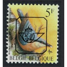 Belgium Eurasian nuthatch Bird Buzin 5f Precancel 1998 MNH SG#2849
