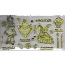 Assorted Stamp Set. App 21x11.5cm. Stamping Cardmaking Scrapbooking Crafts