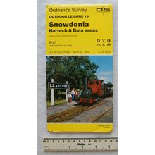 1985 OS Outdoor Leisure Map sheet 18 Snowdonia, Harlech & Bala areas, 1:25 000