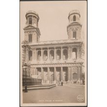 Église St-Sulpice, Paris, c.1910 - À La Ménagère Photo CPA