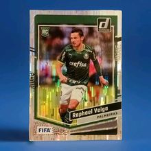 2023-24 Panini Donruss FIFA #168 Raphael Veiga RC Rookie Palmeiras CHROME CARD