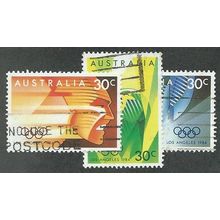 AUS 1984 SET 'OLYMPIC GAMES' FINE USED(3v)(EBID47-850)